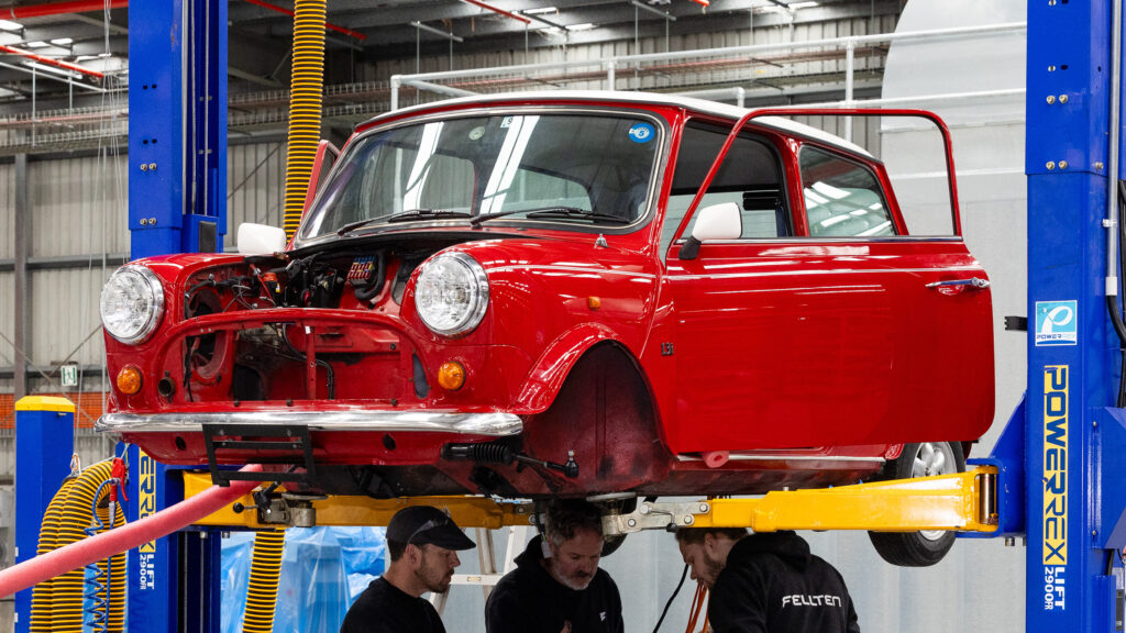  Mini Converts Classic Model Into An EV Without Adding Any Weight