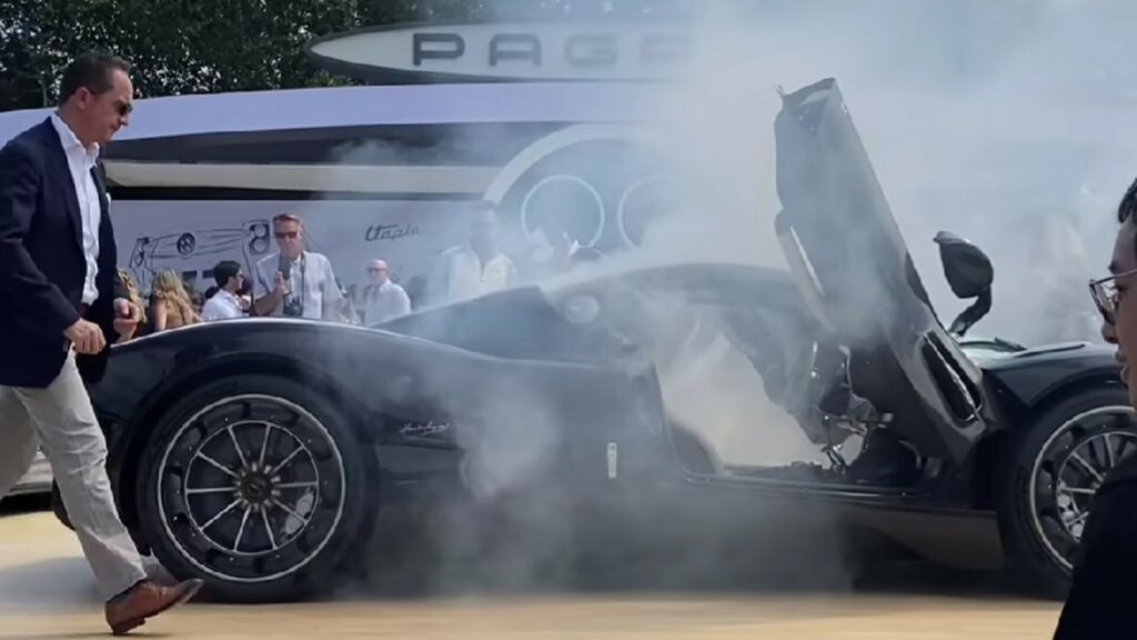  Guest Accidentally Sets Off Pagani Utopia’s Fire Extinguisher In Monterey