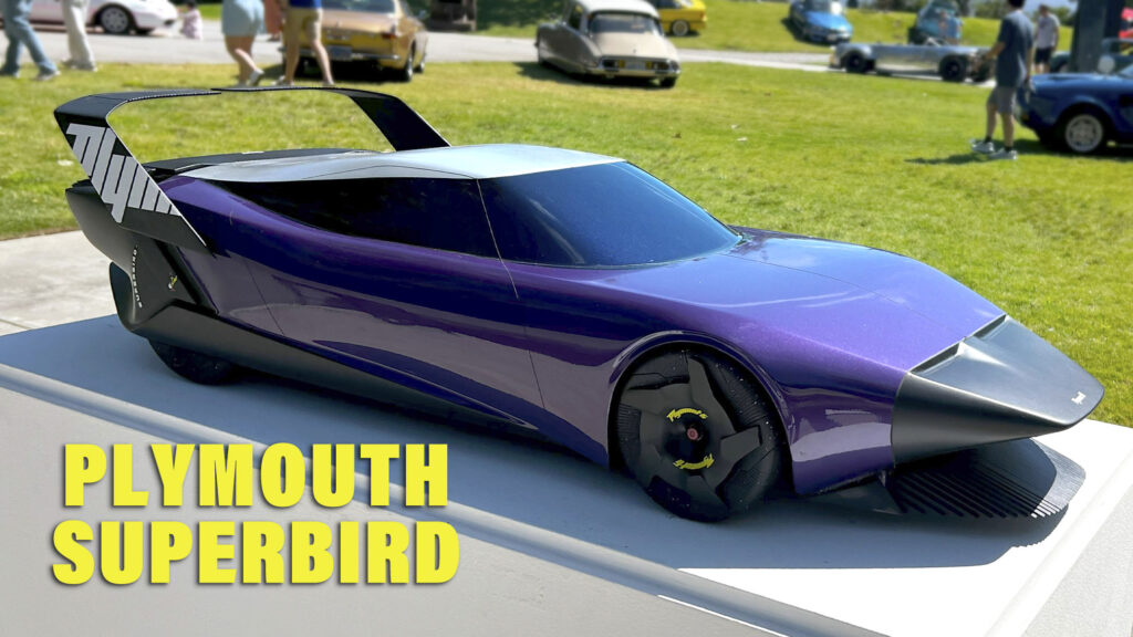  2045 Plymouth Superbird EV Concept Is The Perfect Homage To A Legend