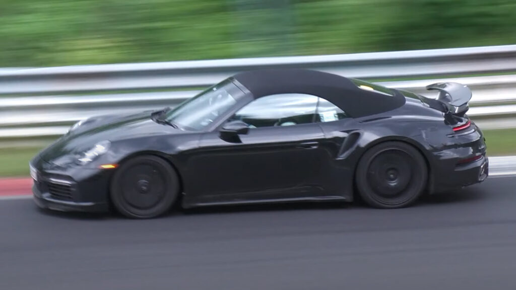  Facelifted Porsche 911 Turbo Hits The Nurburgring Looking Fast And Furious