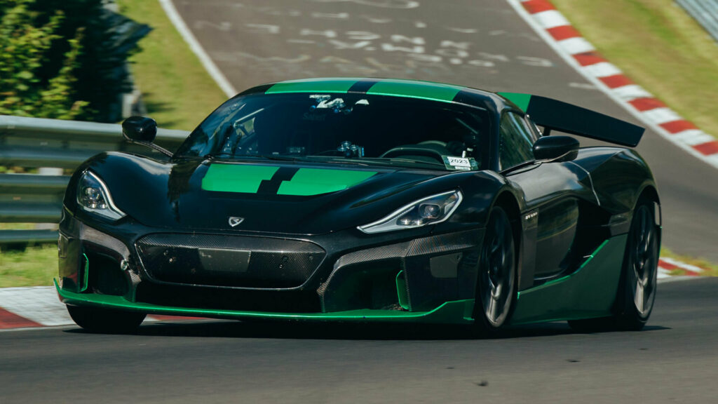  Rimac Sets Nurburgring EV Record, Introduces New Nevera Time Attack Edition
