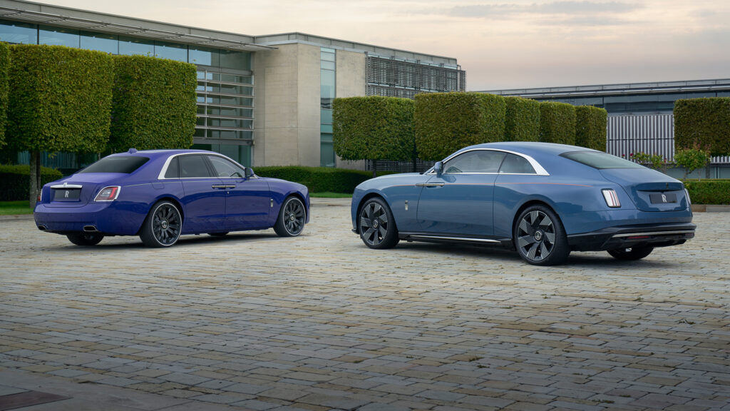  Rolls-Royce Showcasing Bespoke Spectre And Ghost At Salon Privé