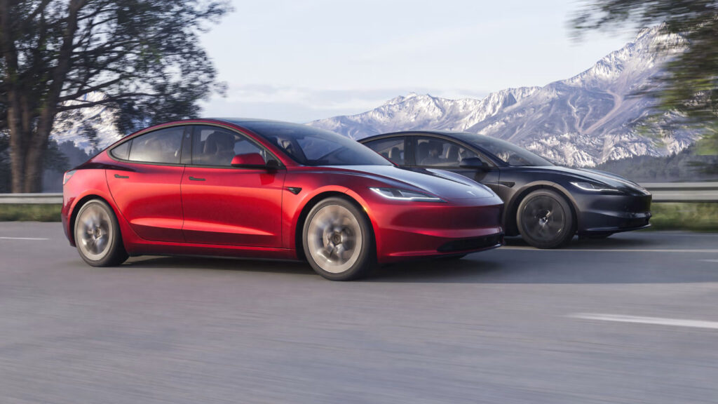 Tesla Model 3 Facelift 2021 —