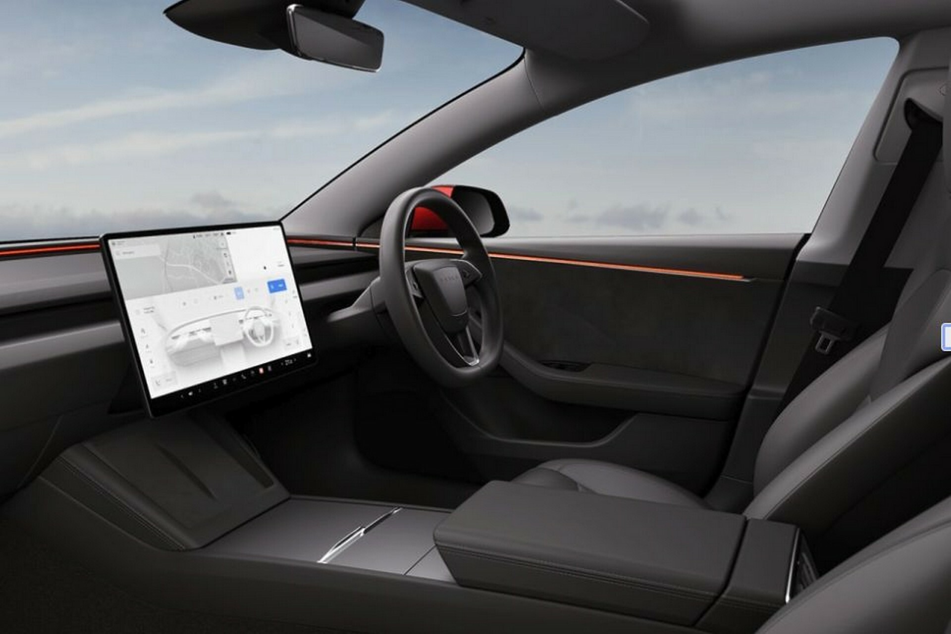 Tesla Model 3: interior, dashboard & infotainment 2024