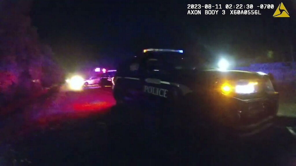  2 For 1: Suspected Drunk Driver Crashes Into Police Car Stopped On Road Conducting Field Sobriety Test