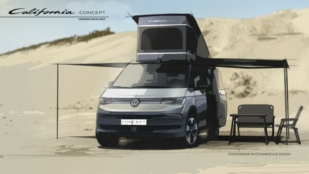  VW California Concept Previews New Multivan-Based Plug-In Hybrid Camper