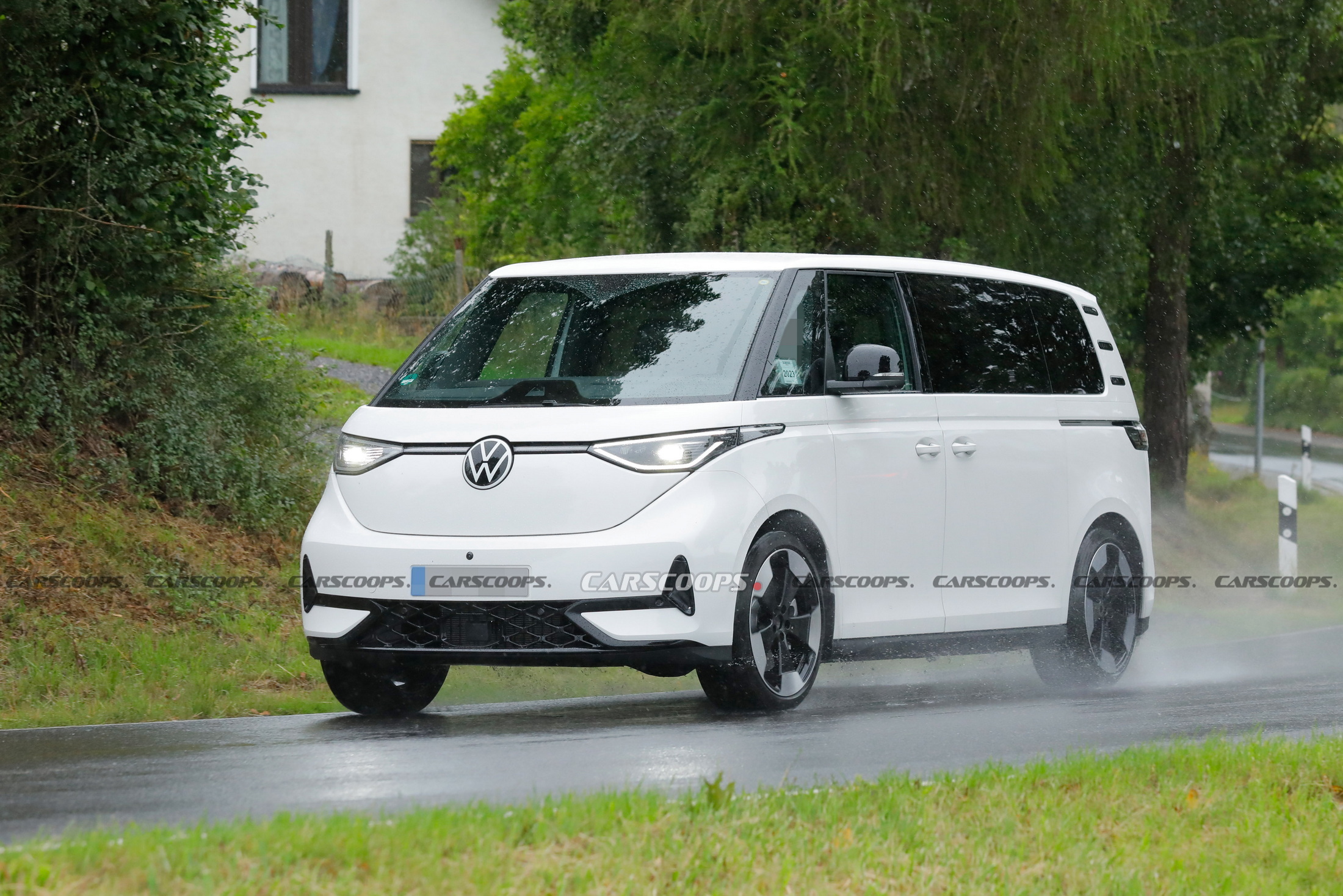 VW ID. Buzz Spied With A Sportier Bumper, Could Be The Hotter GTX