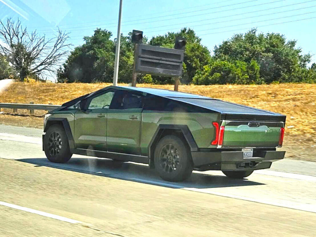  Tesla Cybertruck With Toyota Tundra Wrap Fires More Shots At Mainstream Trucks