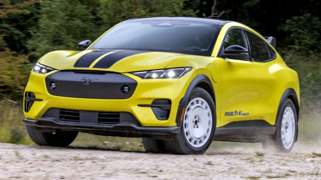  2024 Ford Mustang Mach-E Rally Is A $65,000 Trail-Ready Off-Roader With Over 480 HP