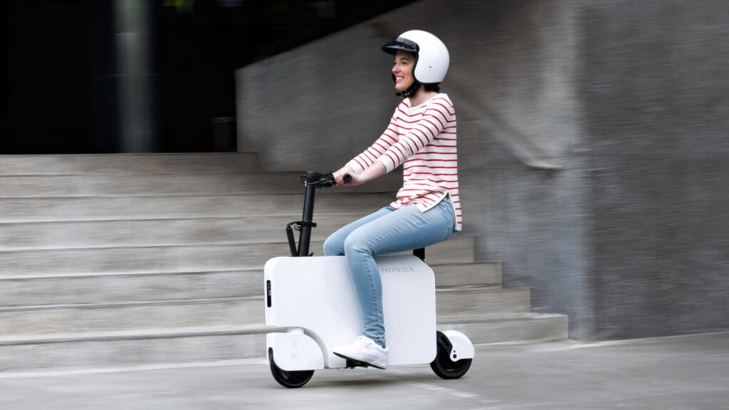 Honda Motocompo Returns For The 21st Century As A Cute Foldable Electric Scooter