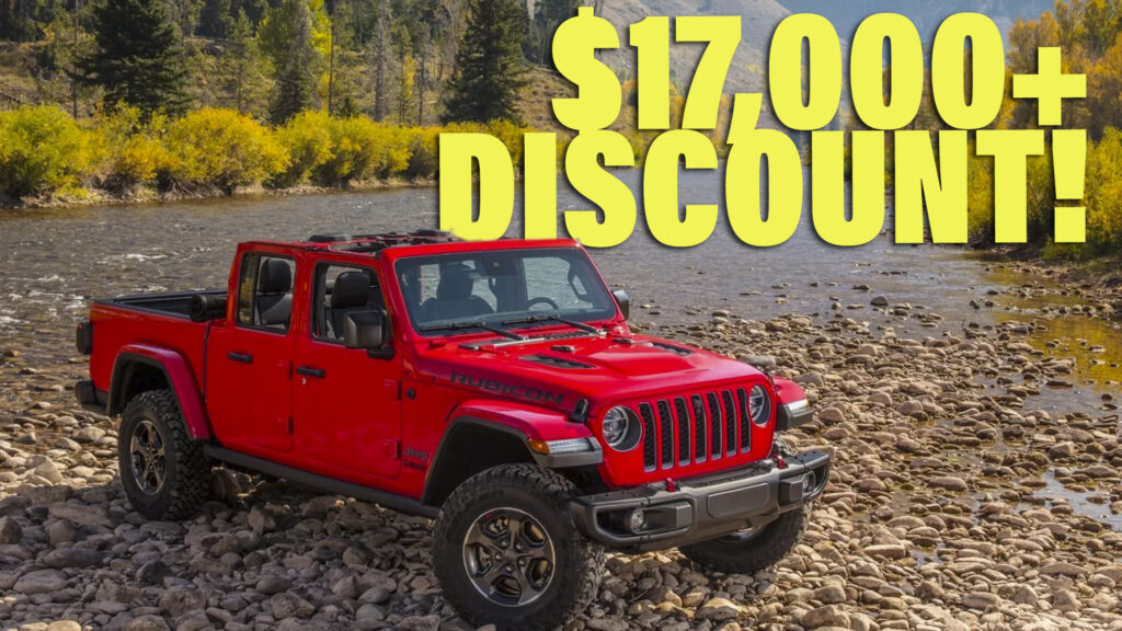  Jeep Gladiator Discounts Reach $17,000 As Dealers Try To Clear Out Inventory