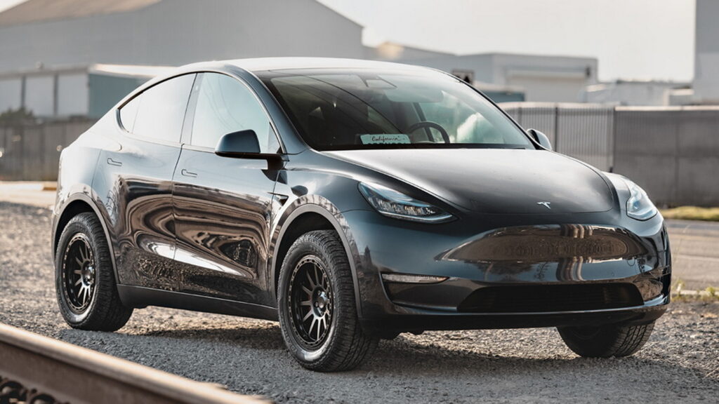  Unplugged Performance Makes The Tesla Model Y More Badass With Beadlock Wheels