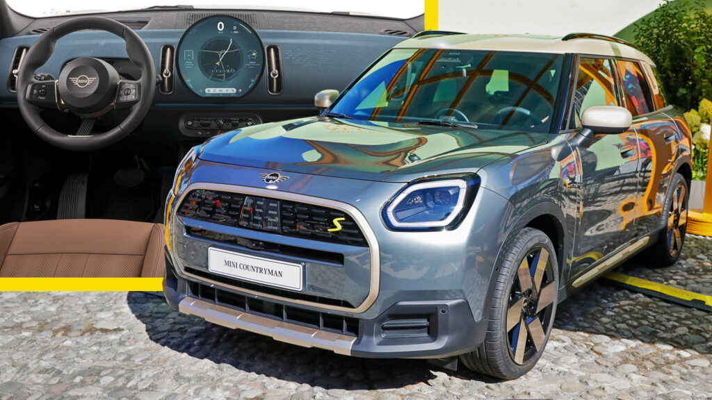  2025 Mini Countryman Debuts With A Larger Body And Up To 308 HP Of Electric Power