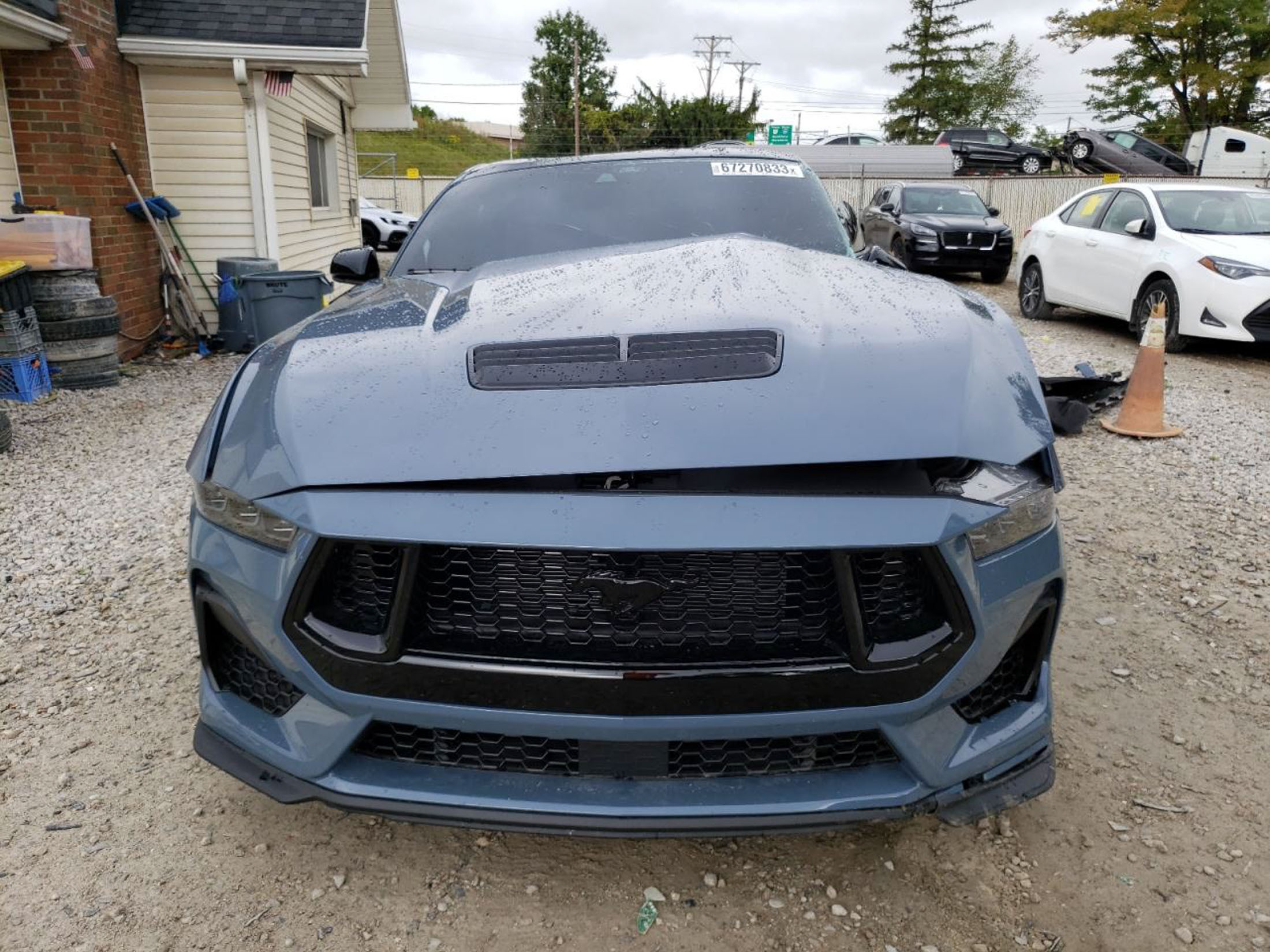 2024 Mustang wreck Copart 00008