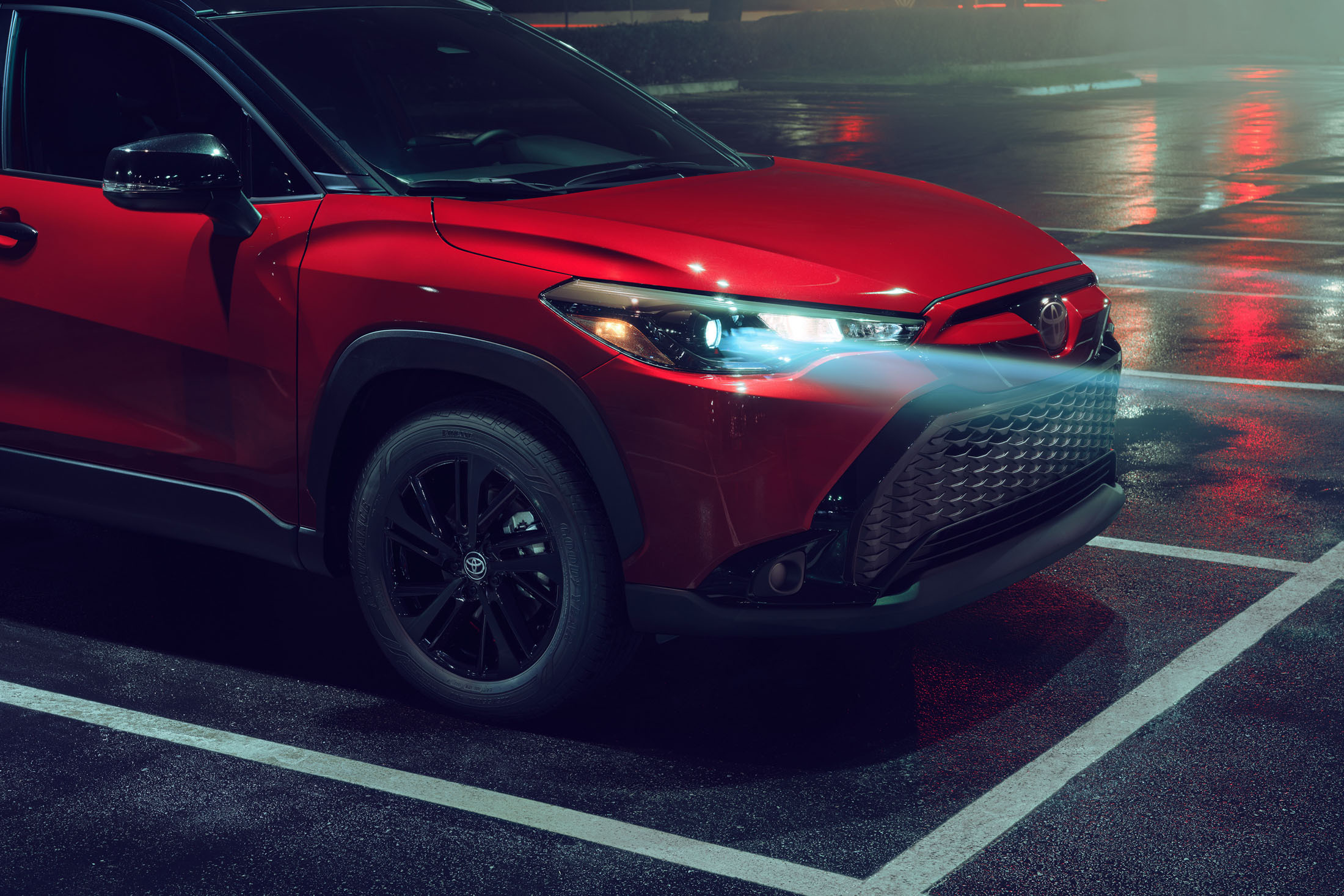 2024 Toyota Corolla Cross Hybrid Gets the Moody Nightshade Treatment