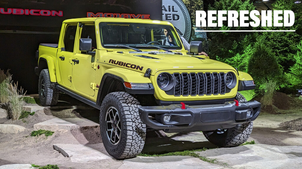  2024 Jeep Gladiator Updated With A New Face, Better Interior, And More Standard Kit