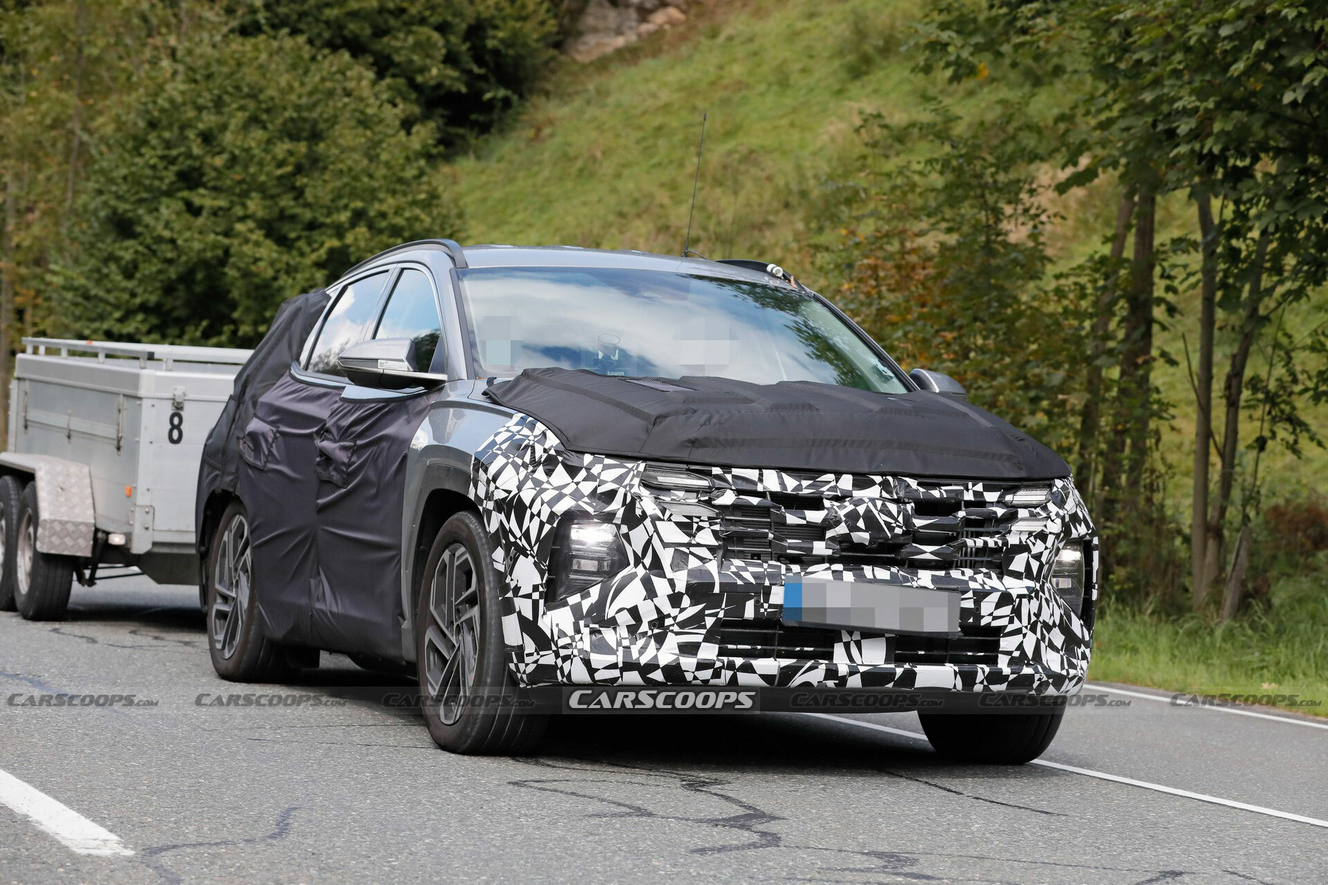 2025 Hyundai Tucson Shows Off New Grille And Updated Lighting Units ...