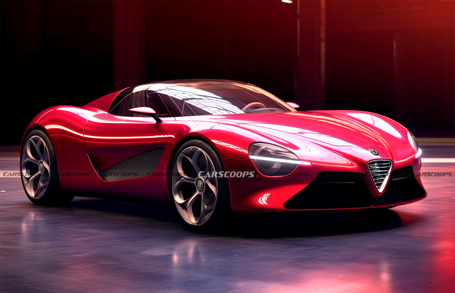 自動車 ALFA ROMEO SPIDER 2028 Alfa Romeo 4E Spider Is Coming For The Porsche Boxster EV