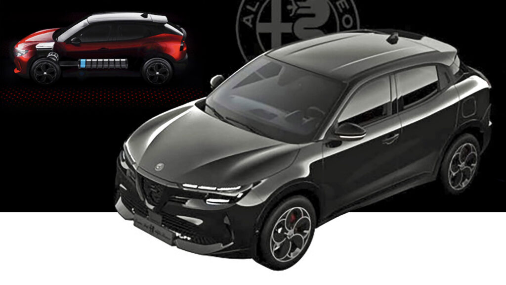  Alfa Romeo’s New Baby SUV May Have Leaked Revealing Its Design And EV And ICE Options