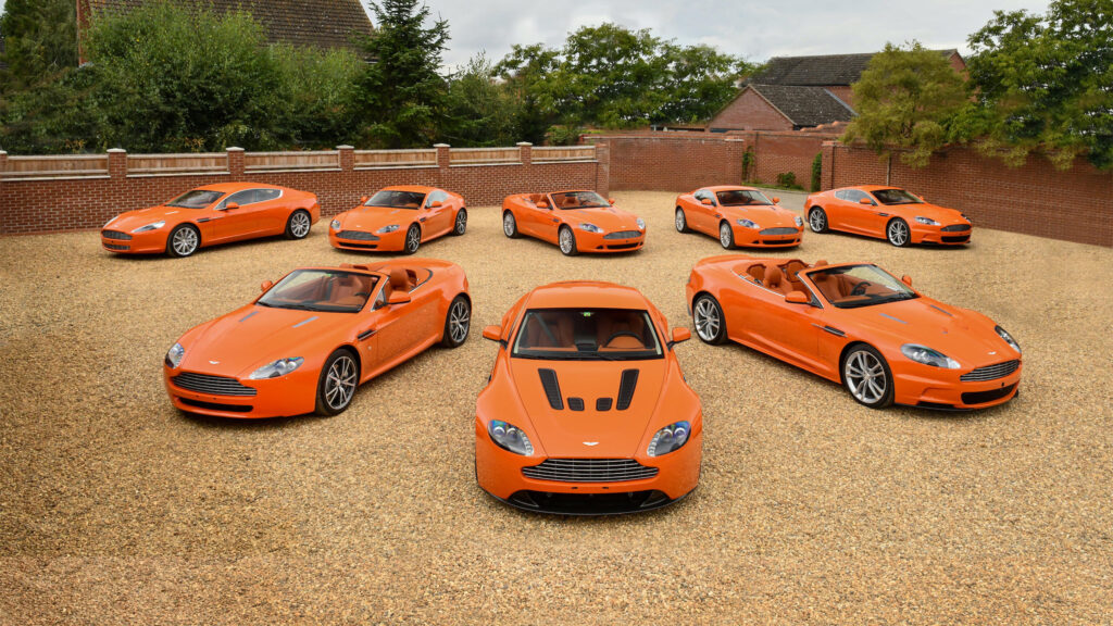  All-Orange Aston Martin Collection Is So 2010