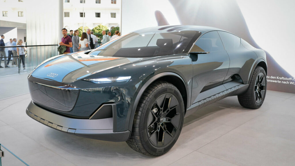 Audi Activesphere Concept Brings Its Transparent Grille And Hidden Truck Bed To Munich