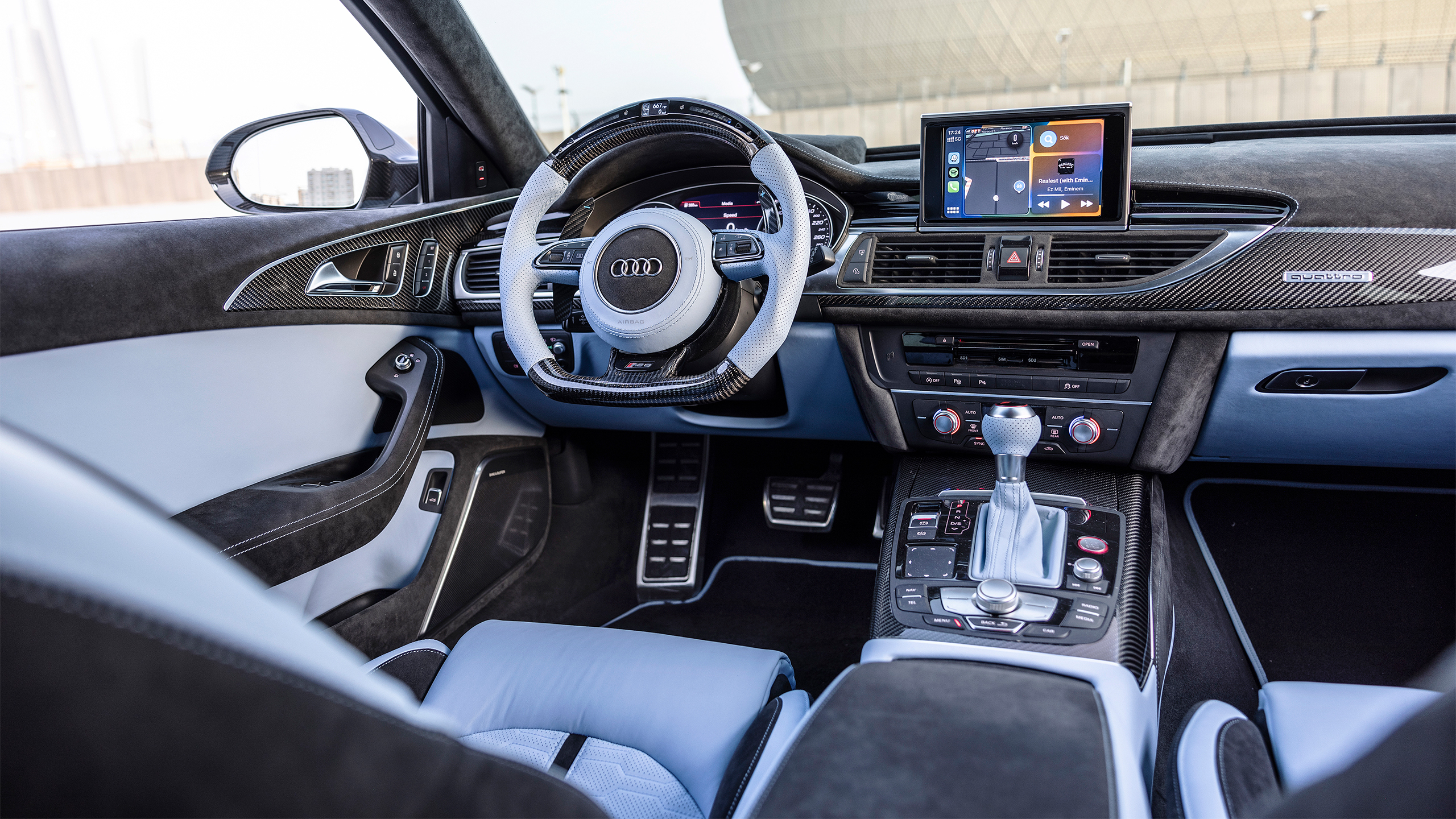 What's Not To Love About A 750 HP Audi RS6 With A Light Blue Interior?