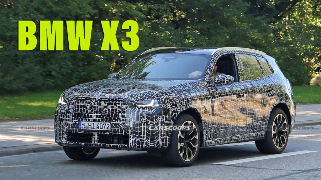  2025 BMW X3 Spied In Regular And M Sport Trim