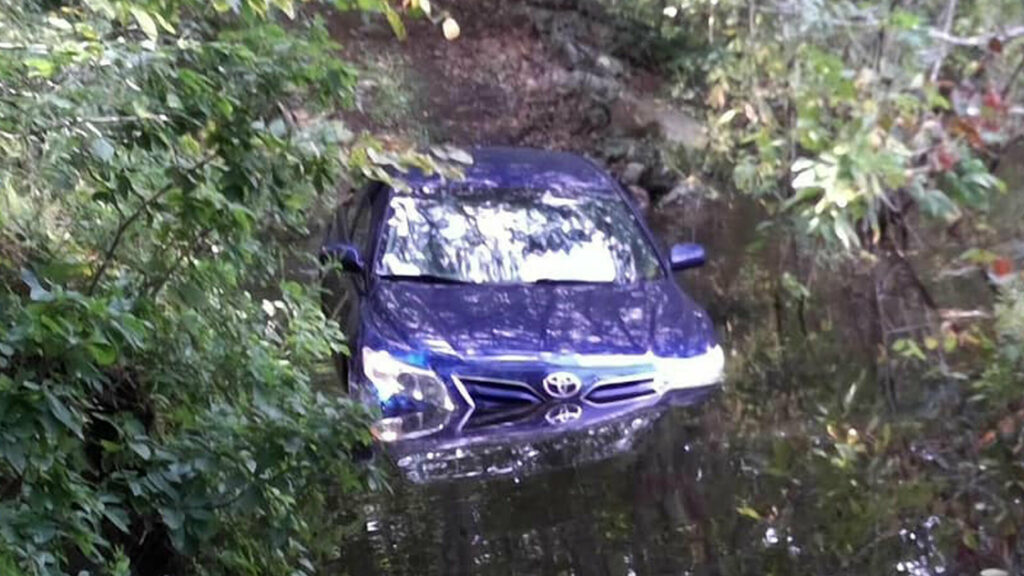 GPS Made Me Do It: Clueless DoorDash Driver Takes Dirt Path Straight Into A Pond