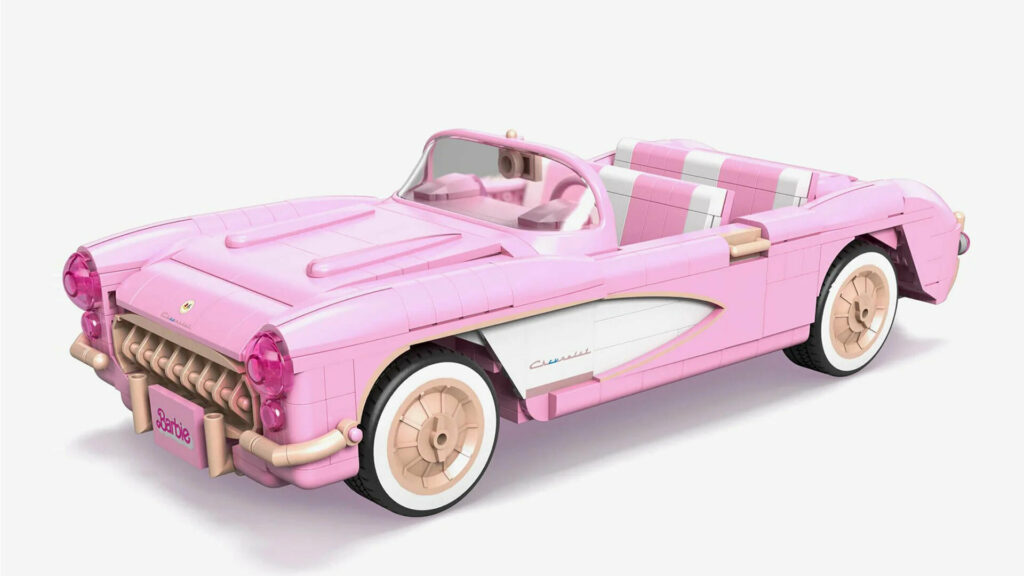 Better Than Lego? MEGA’s Barbie Corvette Is Classically Cool And Up For Pre-Order