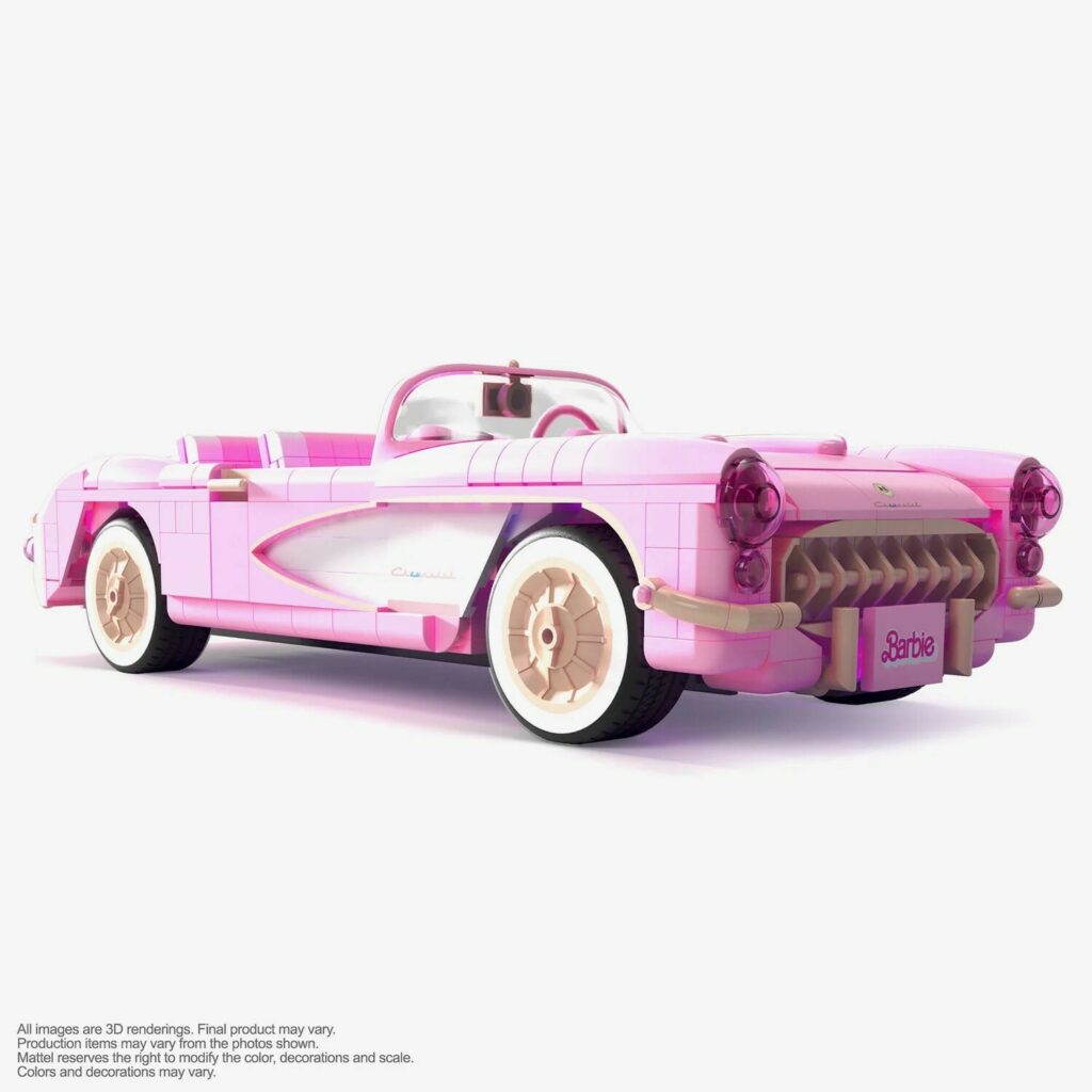  Better Than Lego? MEGA’s Barbie Corvette Is Classically Cool And Up For Pre-Order