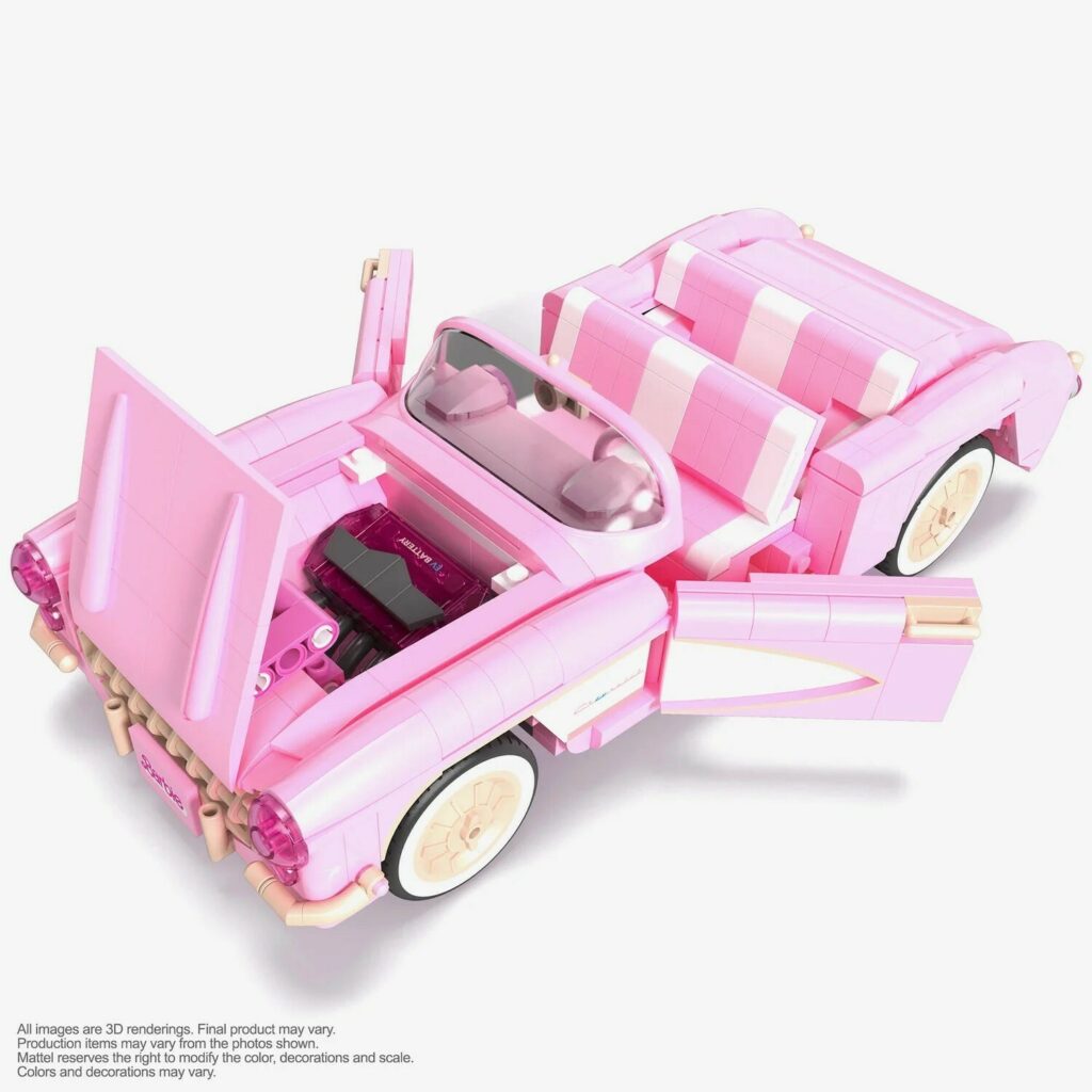  Better Than Lego? MEGA’s Barbie Corvette Is Classically Cool And Up For Pre-Order