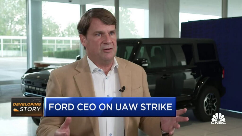  Ford CEO Jim Farley Says UAW Demands Would Bankrupt The Company