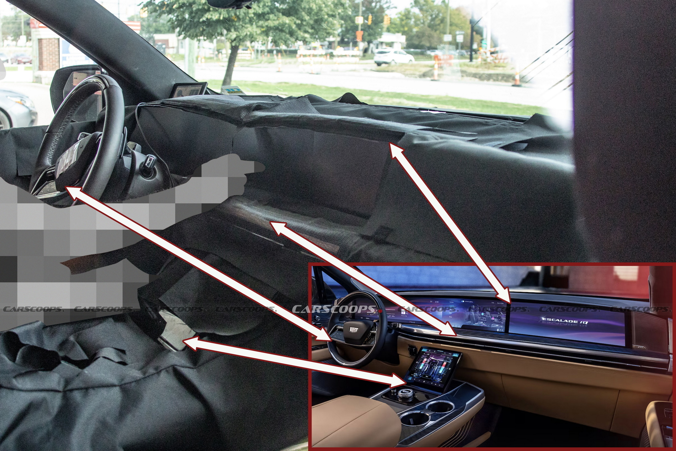 2025 Cadillac Escalade Spied With New Interior From The Electric