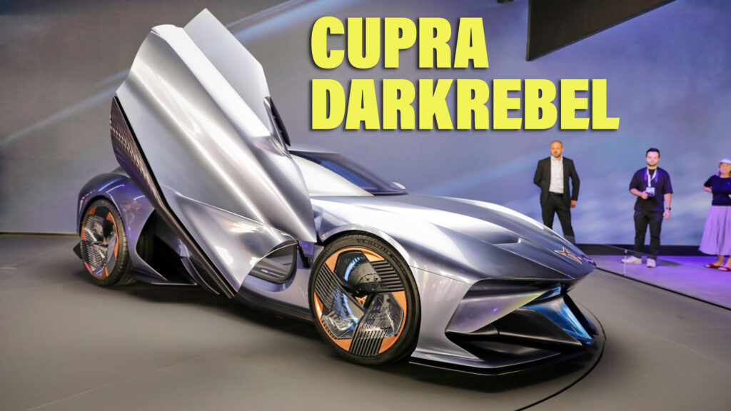  Cupra DarkRebel Electric Sports Car Goes From Metaverse To Reality In Munich (Live Photos)