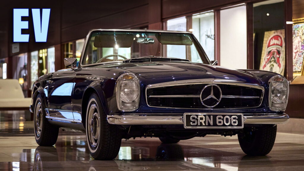  Everrati Turns Gorgeous Mercedes-Benz SL Pagoda Into An EV With Over 200 Miles Of Range