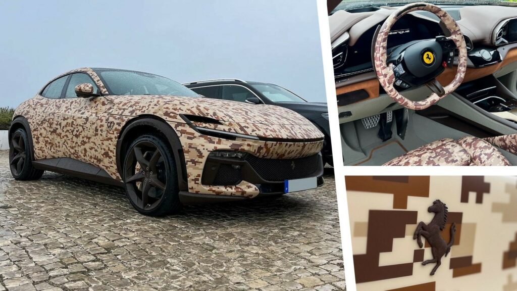  Love It Or Hate It, This Minecraft-ish Ferrari Purosangue Will Pixelate Your Brain