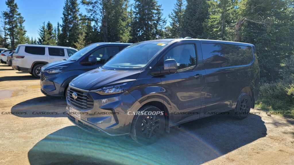  U Spy The New Ford Transit And Tourneo Custom Vans In The U.S.