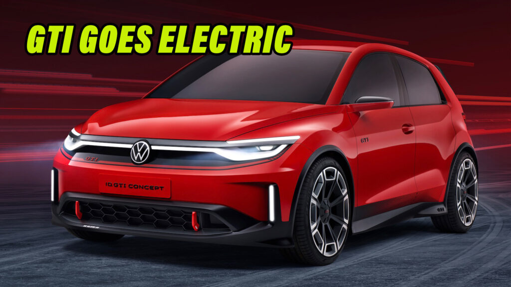  VW ID. GTI Concept Is A Hot ID.2 With Fake Gearshifts