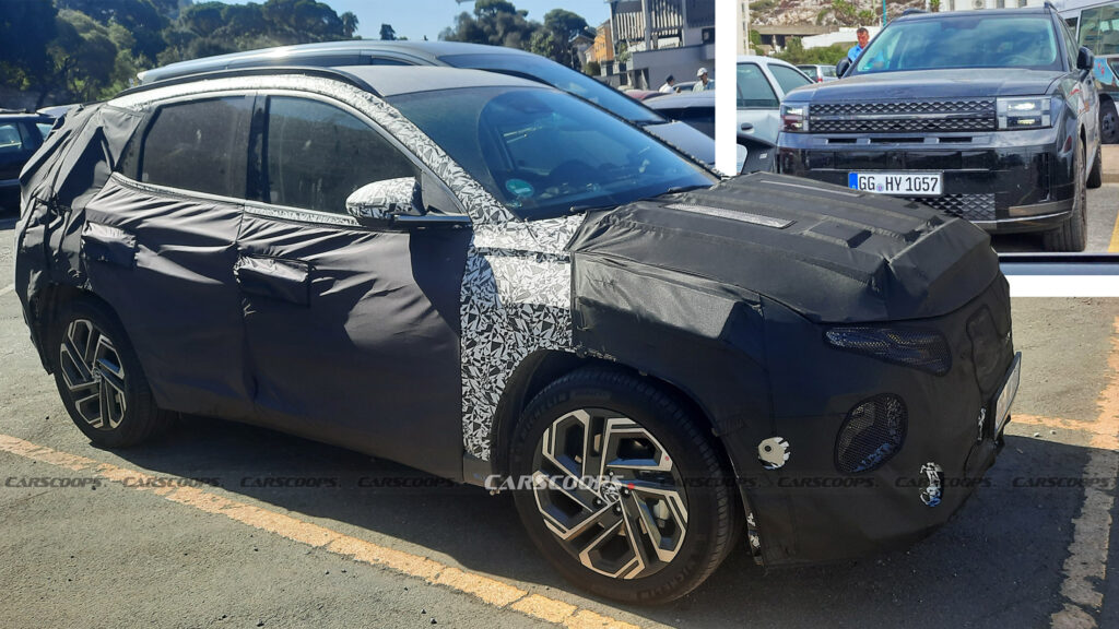  U Spy New Hyundai Santa Fe And Facelifted Hyundai Tucson In Gibraltar