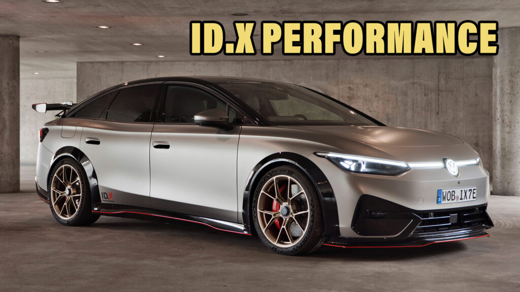  VW’s 550-HP ID.X Performance Is A Rival For The Model 3 Plaid Tesla Won’t Give Us