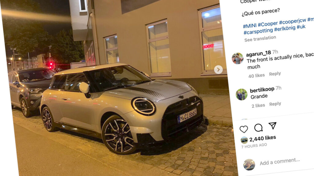  Hot Electric 2025 Mini Cooper JCW Spotted Completely Undisguised