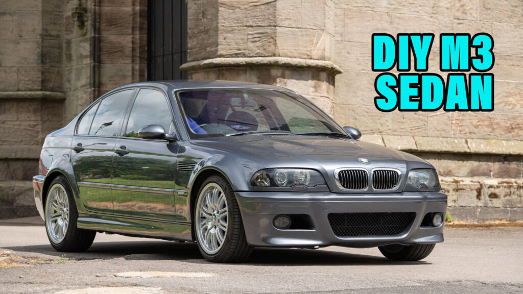 This E46 M3 Sedan Conversion Reminds Us Of The Other M3 BMW Refused To  Build