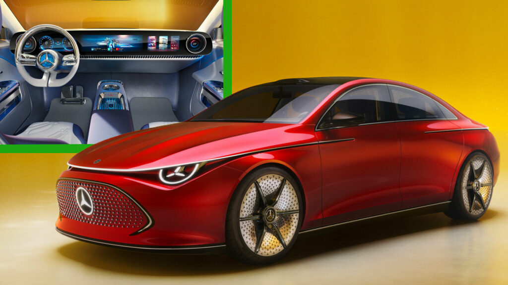  Mercedes CLA Concept Debuts With Sleek Design And 466+ Mile Electric Range