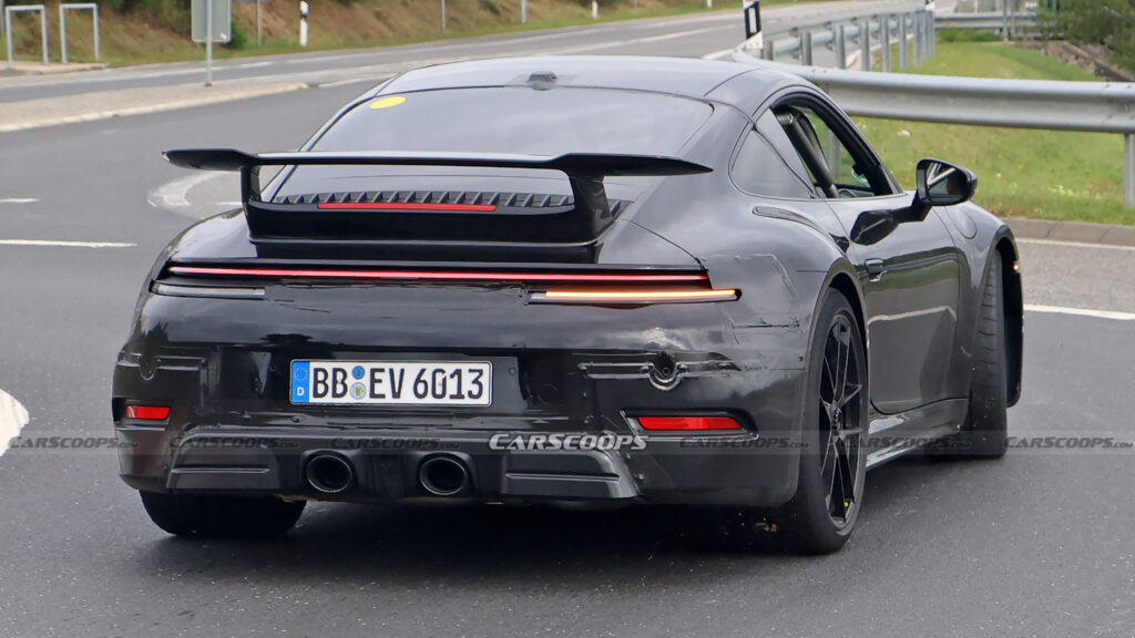  Facelifted Porsche 911 GTS Makes Spy Shot Debut With Aero Package