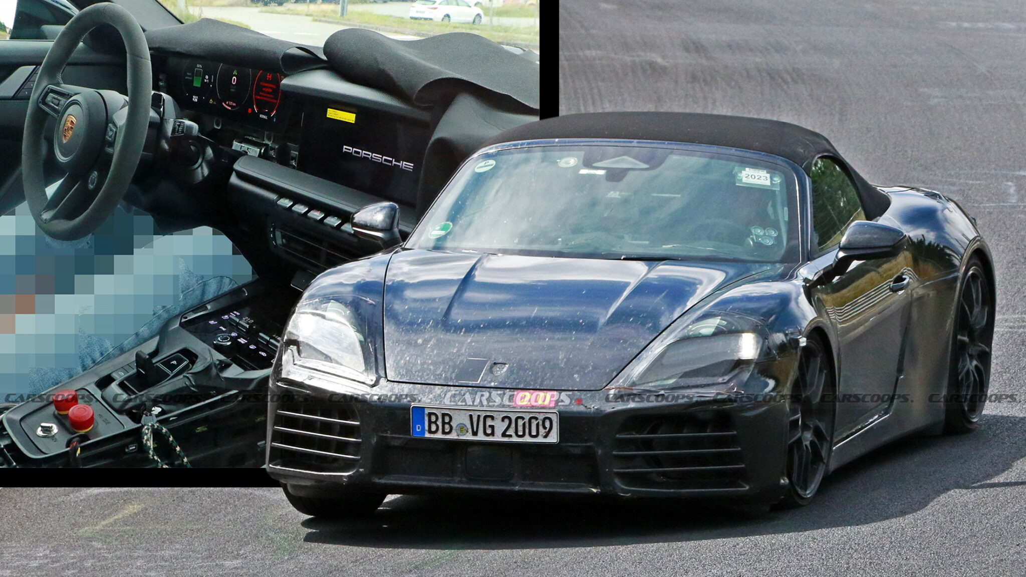 2025 Boxster EV: First Look At The Interior Of Porsche’s Electric ...