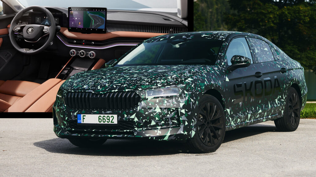  2024 Skoda Superb Shows More Of Its Longer And More Aerodynamic Body