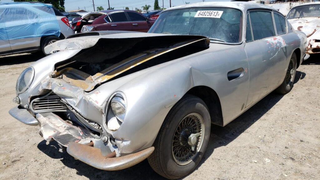  Would You Have Paid $66k For This Mangled Aston Martin DB6?
