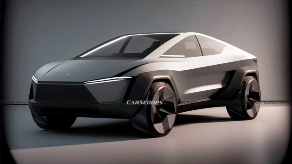  Tesla’s $25,000 Car Will Have A Cybertruck-Like Futuristic Design
