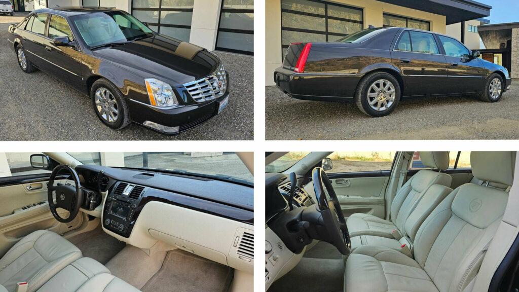  A 2009 Cadillac DTS Was Kept In Storage With 642 Miles For Nearly 15 Years