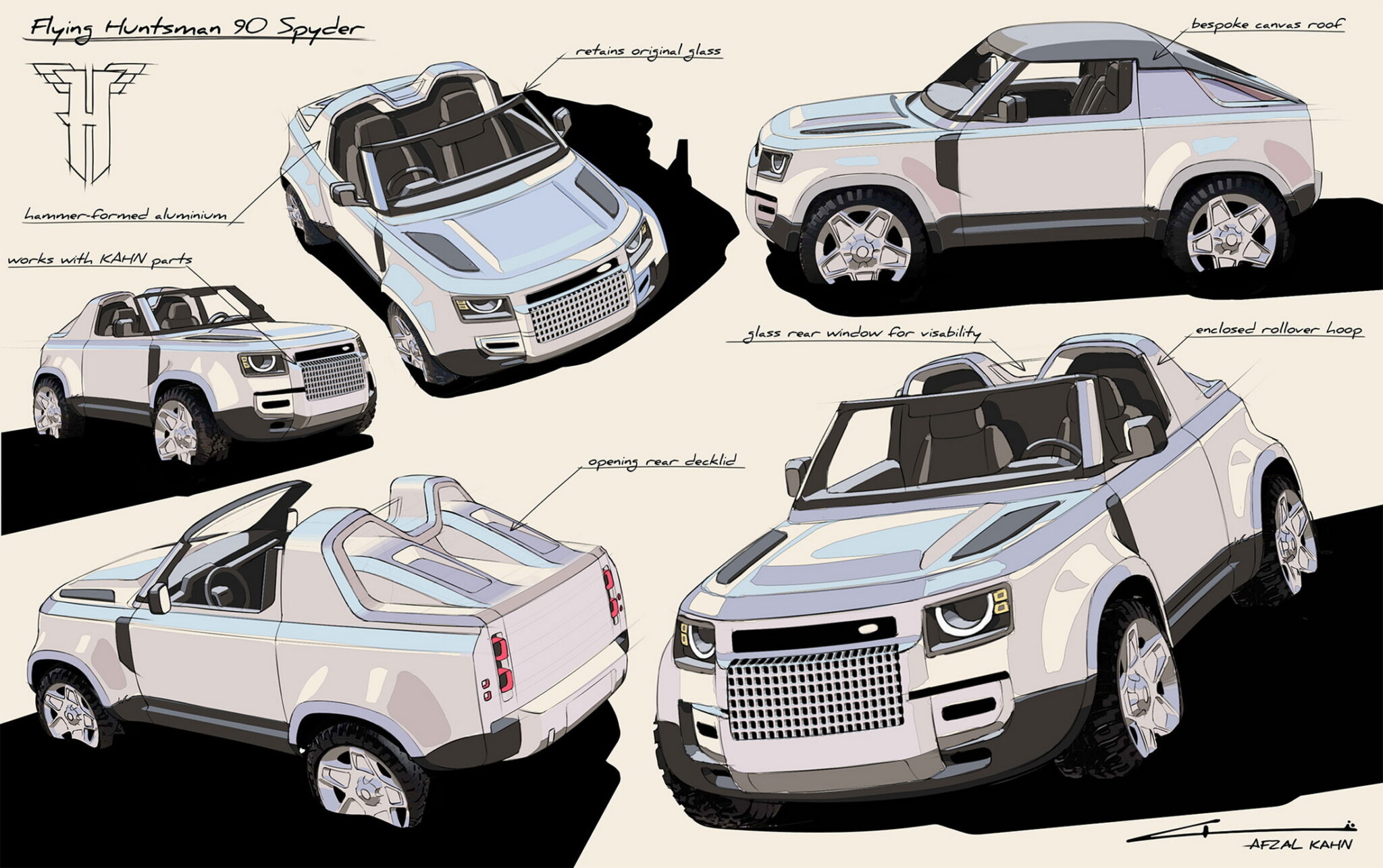 Flying Huntsman’s Turns Land Rover Defender 90 Into The Ultimate ...